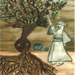 The Crazy Dervish and the Pomegranate Tree by Farnoosh Moshiri